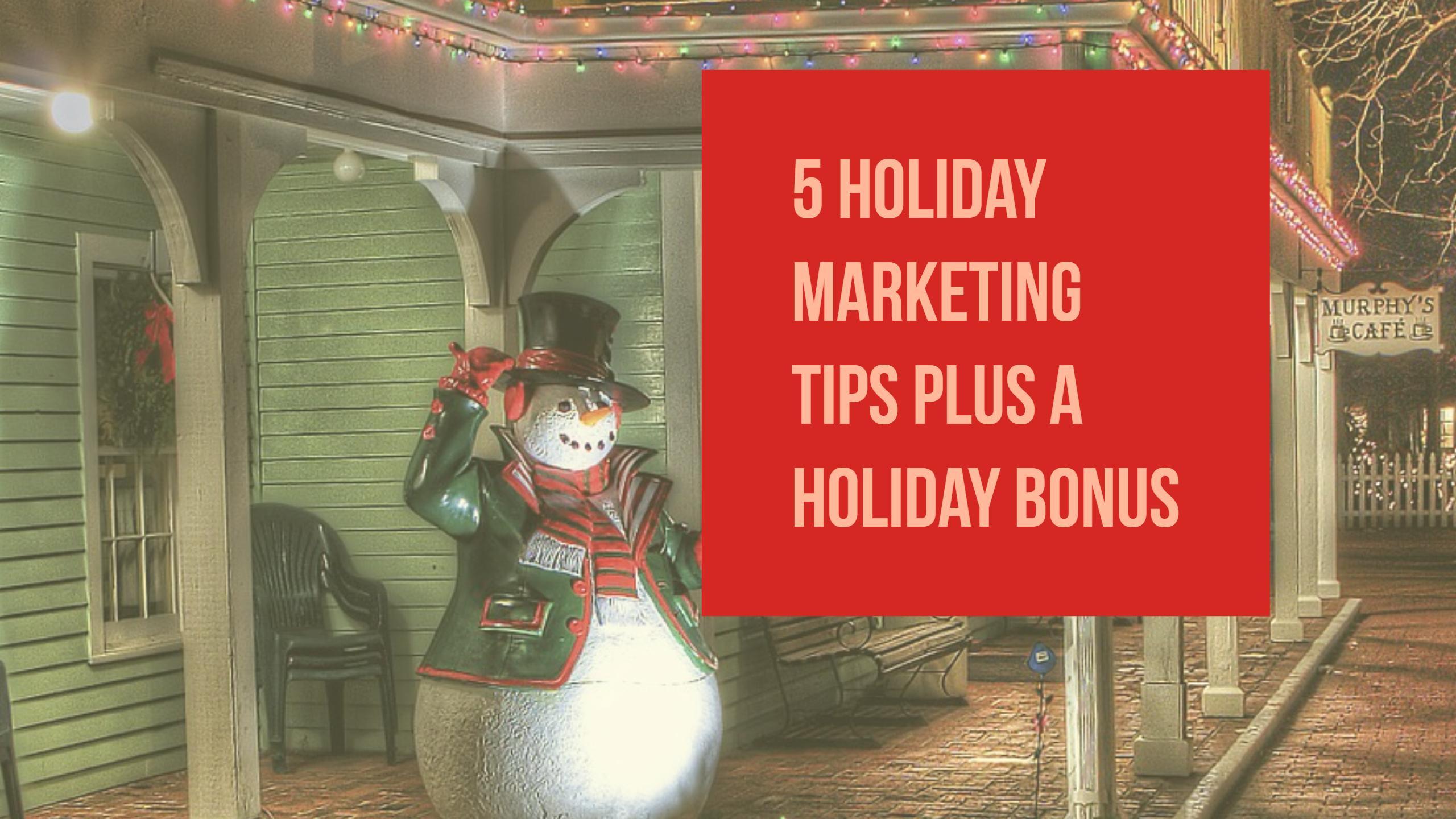 Marketing during the holidays