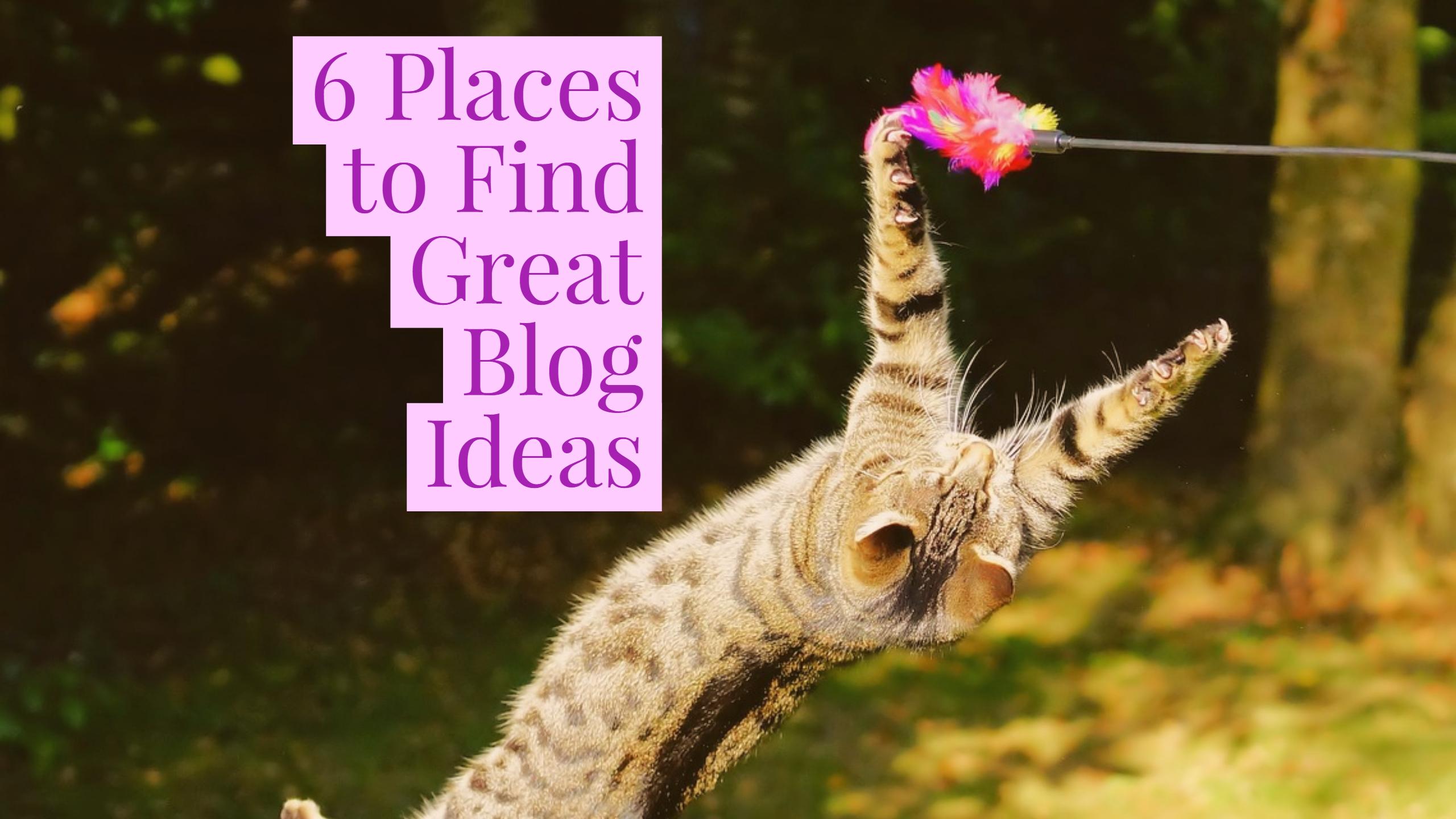 How to find good blog topics